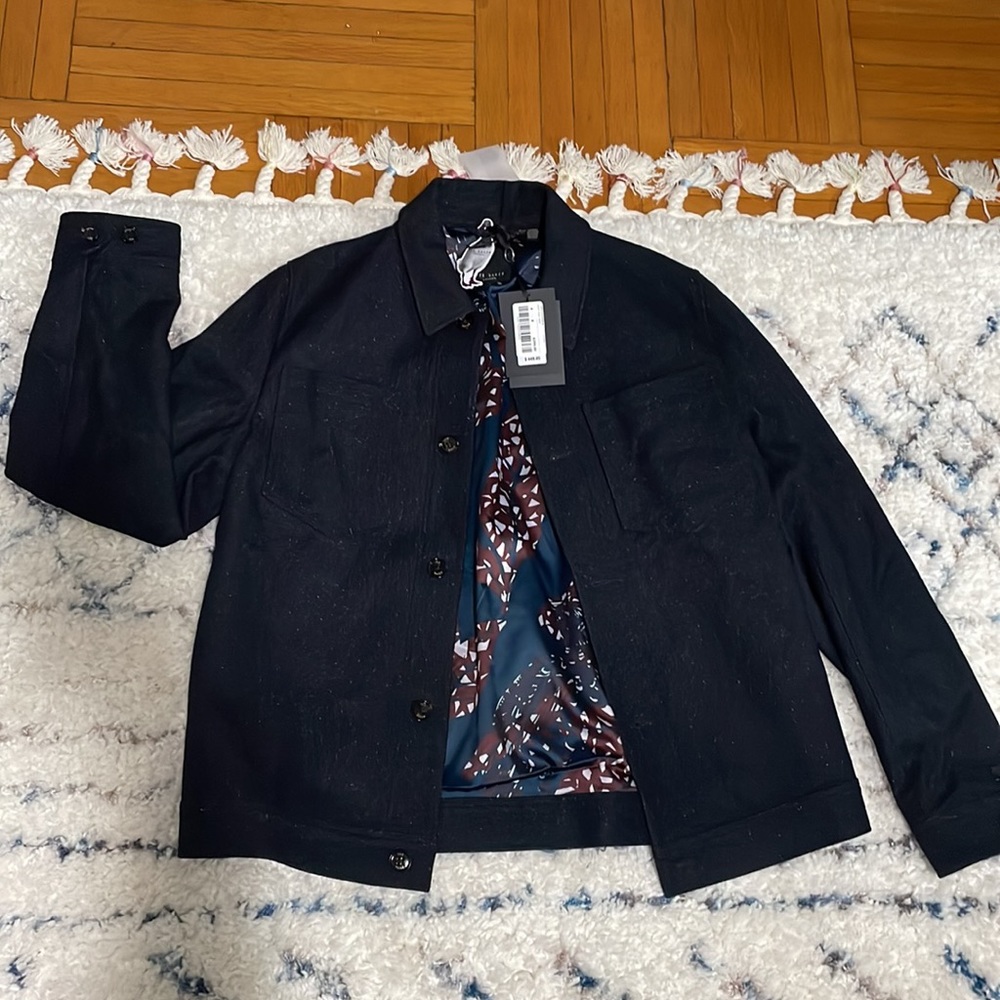 NWT Ted Baker Rarebit Short Wool Jacket size L / 4 - Picture 9 of 11